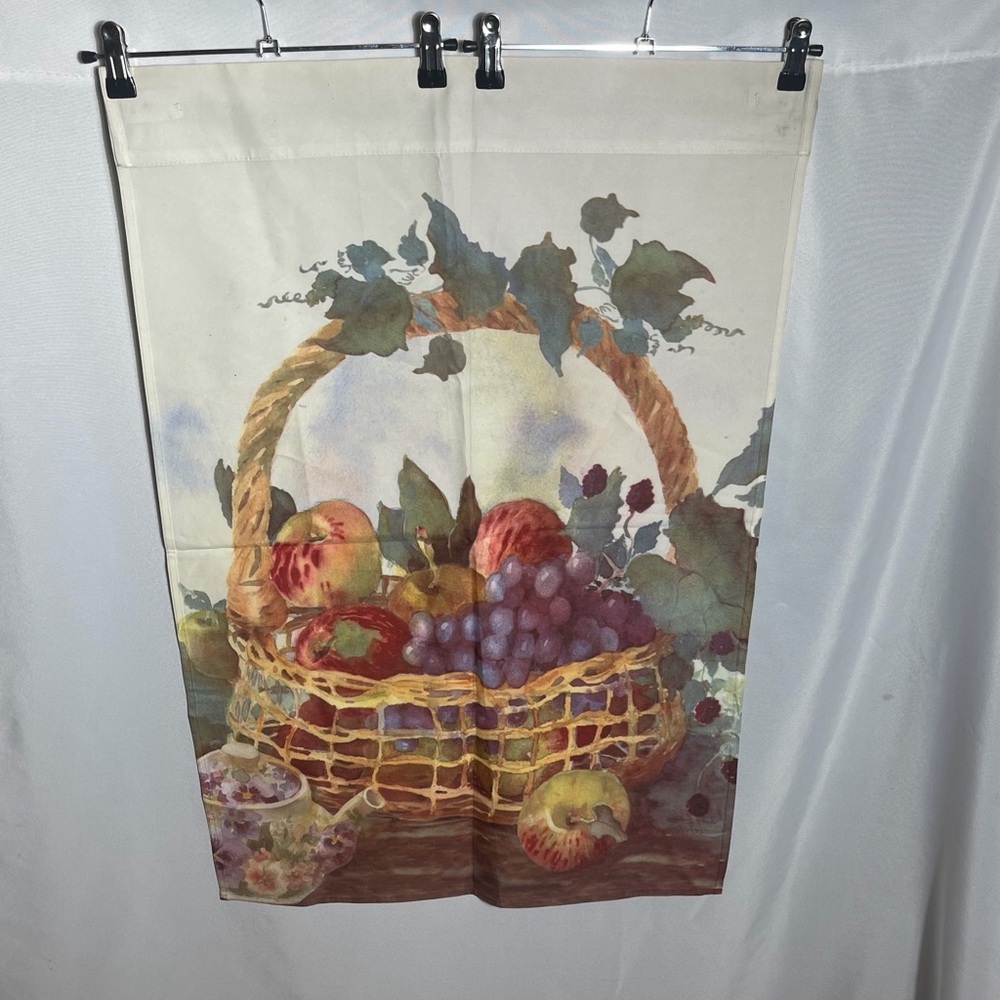 Toland Fruit Basket Garden Flag 28x40 Outdoor Patio Yard Decor Floral
